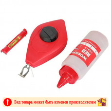 Шнур разметочный в корпусе+мел Workpro 329019 30 м.