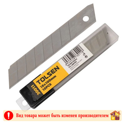 Лезвие для ножа 18 мм Tolsen 30011 заказать в Луганске в интернет магазине Перестройка недорого