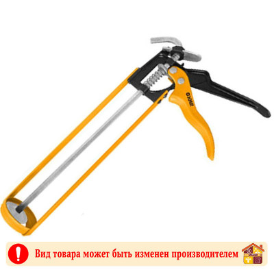 Пистолет для герметиков скелетный INGCO Industrial 230 мм заказать в Луганске в интернет магазине Перестройка недорого