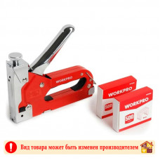 Степлер мебельный стальной 3в1 4-14 мм WorkPro