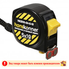 Рулетка суперкомпактная Hanskonner 19 мм. 5 м.