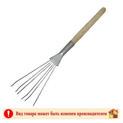 Грабли 6 зубьев деревянный черенок заказать в Луганске в интернет магазине Перестройка недорого