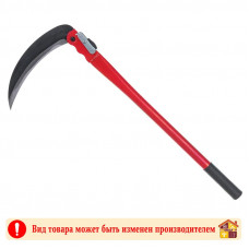 Коса складная красная 10-100 40 см