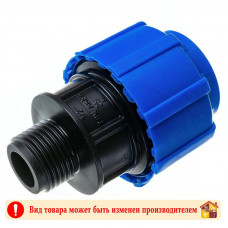Муфта компрессионная НР 25х1/2" ПНД