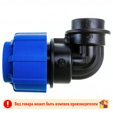 Отвод компрессионный ВР 25х1/2" ПНД