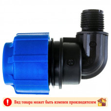 Отвод компрессионный НР 25х1/2" ПНД