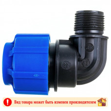 Отвод компрессионный НР 25х3/4" ПНД