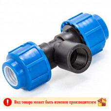 Тройник компрессионный ВР 20х1/2"х20 ПНД
