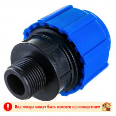 Муфта компрессионная НР 32х3/4" ПНД