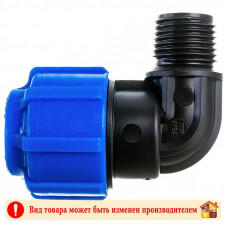 Отвод компрессионный НР 32х1/2" ПНД
