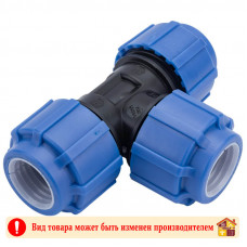 Тройник компрессионный 32 ПНД