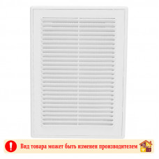 Решетка вентиляции 180 Х 250 мм. Белая с защитной сеткой X-PERT 10-180
