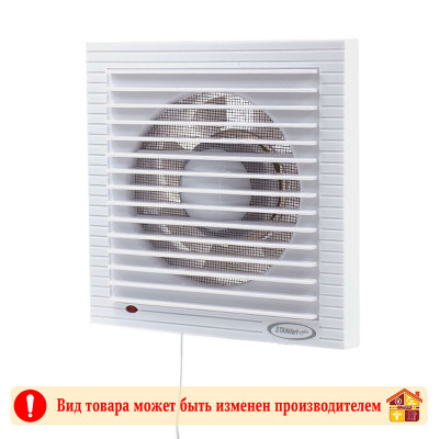 Вентилятор вытяжной c шнуровым выключат белый APC12-C3P 1-20 Standart luxe 120мм 15W заказать в Луганске в интернет магазине Перестройка недорого