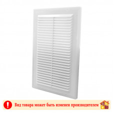 Решетка вентиляционная с защитной сеткой X-PERT 200 Х 300 мм. белая