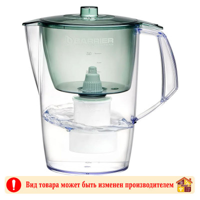 Кувшин Барьер Норма малахит В042Р00 3,6 л заказать в Луганске в интернет магазине Перестройка недорого