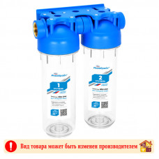 Фильтр магистральный 10SL АБФ-2 1/2 2 ступени Прозрачный Аквабрайт