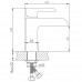 Смеситель для умывальника НВ10805-8 заказать в Луганске в интернет магазине Перестройка недорого