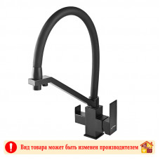 Смеситель для кухни с высоким изливом SUS 8011-1801BLACK STEMIX Смеситель для кухни с высоким изливом SUS 8011-1801BLACK STEMIX