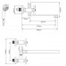 Смеситель для ванны с длинным изливом ANARI AN19221 заказать в Луганске в интернет магазине Перестройка недорого