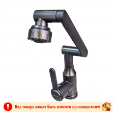 Смеситель для кухни с гибким изливом PL710-015F STEMIX пепельный