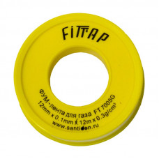 Фум лента для газа FT7006G 19 мм. 0,2 мм. 15 м.