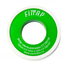 Фум лента для воды FT7004W 19 мм. 0,1 мм. 15 м. Фум лента для воды FT7004W 19 мм. 0,1 мм. 15 м.