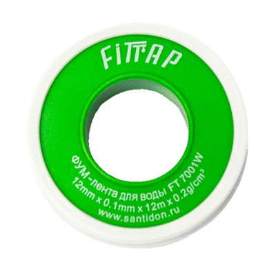 Фум лента для воды FT7004W 19 мм. 0,1 мм. 15 м. заказать в Луганске в интернет магазине Перестройка недорого
