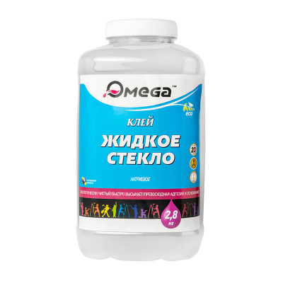 Клей Жидкое стекло 2,8 кг. ОМЕГА заказать в Луганске в интернет магазине Перестройка недорого