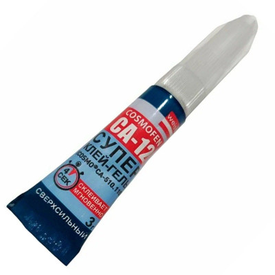 Клей цианоакрилатный Cosmofen 3 г. Гель заказать в Луганске в интернет магазине Перестройка недорого
