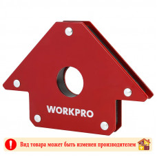 Зажим сварочный магнитный WorkPro 100 мм. / 23 кг. углеродистая сталь