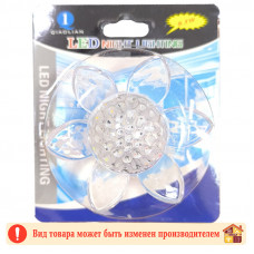 Ночник диодный пластиковый Цветок