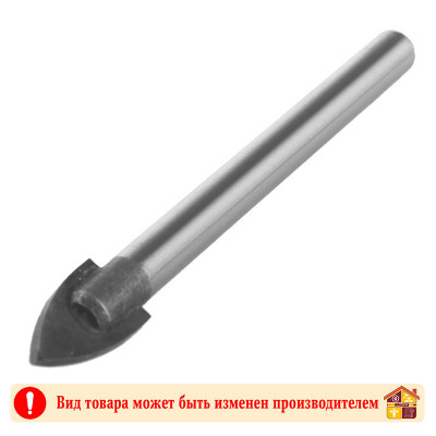 Сверло 10 мм по стеклу и керамике цилиндрический хвостовик Workpro заказать в Луганске в интернет магазине Перестройка недорого