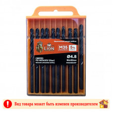Сверло по металлу кобальтовое 4,8 Х 86 мм М35 M-LION