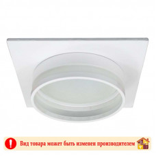 Светильник потолочный встраиваемый 15W 203V GX53 белый квадратный DL503 LUNA FERON