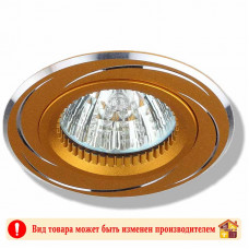 Светильник ЭРА KL34 AL/GD MR16 12V/220V 50W золото/хром