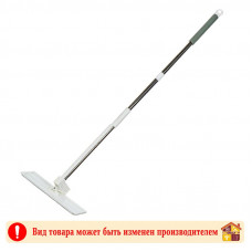 Швабра плоская с отжимом, микрофибра 120х35х11