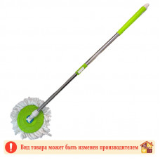 Швабра круглая зеленая/красная
