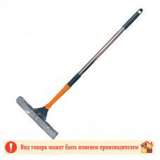 Швабра для окон оранжево-зеленая 30 Х 115 см.