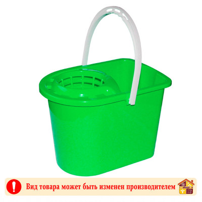 Ведро с отжимом в ассортименте 04117 15 л.  заказать в Луганске в интернет магазине Перестройка недорого