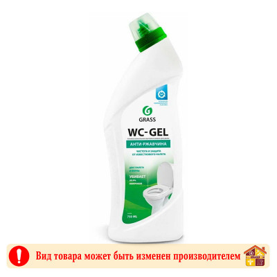 Средство для чистки сантехники WC-GEL 750 мл. заказать в Луганске в интернет магазине Перестройка недорого