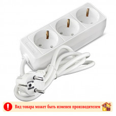 Электроудлинитель Союз 6303 с/з 3 гнезда, 3 м. 3500 Вт.
