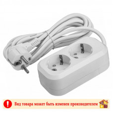 Удлинитель ОНЛАЙТ 90513 ОРЕ-S-02-300-E-3x1 с заземлением 2 гнезда 3 м.