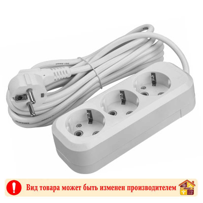 Удлинитель ОНЛАЙТ 90518 ОРЕ-S-03-500-E-3x1 с заземлением 3 гнезда 5 м. заказать в Луганске в интернет магазине Перестройка недорого