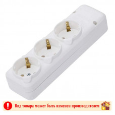 Колодка Ne-Ad 3 гнезда c/з 16А 250В