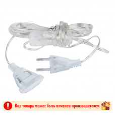 Удлинитель для гирлянды с выключателем 3 м.