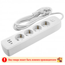 Удлинитель ОНЛАЙТ 90841 ОРЕ-USB-04-180-ESC-3x1 4 гнезда 1,8 м