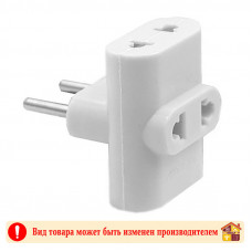 Тройник Склетон F36 10A 250V белый 24-600