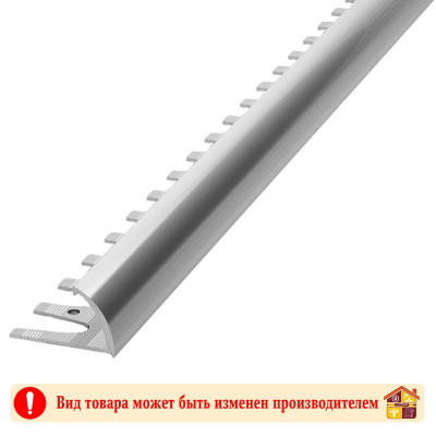 Угол для кафеля наружный гибкий алюминиевый РП-АКП-10 12 мм 2,7 м заказать в Луганске в интернет магазине Перестройка недорого
