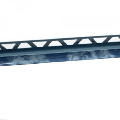 Угол для кафеля внутренний 8 мм. 2,5 м. МРАМОР голубой 110 Идеал заказать в Луганске в интернет магазине Перестройка недорого