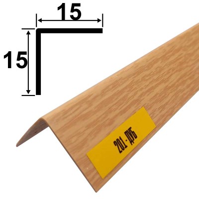 Отдел уголок 15 Х 15 мм. 2,7 м. Дуб коньячный заказать в Луганске в интернет магазине Перестройка недорого